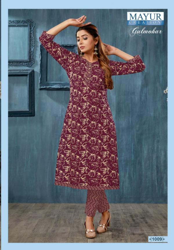 Mayur Gulmohar Vol-1 Cotton Exclusive Designer Kurti With Pant Collection